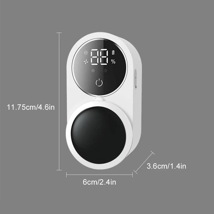 UV Toothbrush Sterilizer and Holder, Wall Mount Automatic Induction Sanitizer, Touchless Bathroom Organizer for Electric and Manual Brushes