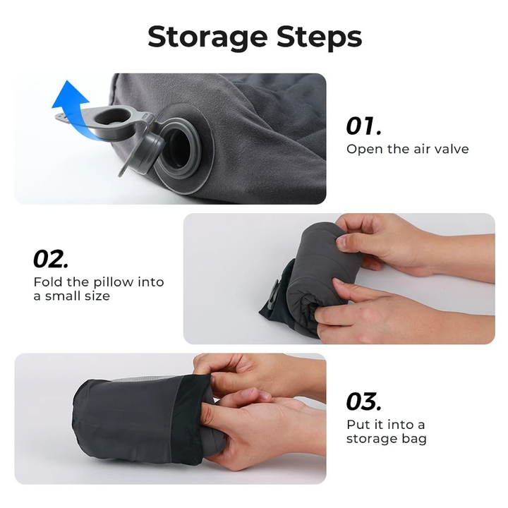 Inflatable Camping Pillow with Lightweight Portable Design