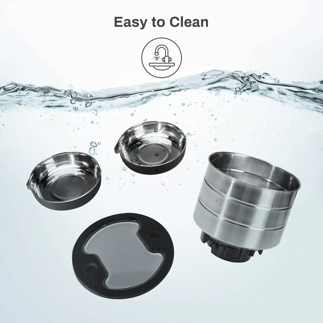 Smart WiFi Automatic Cat Feeder with Two Stainless Steel Bowls