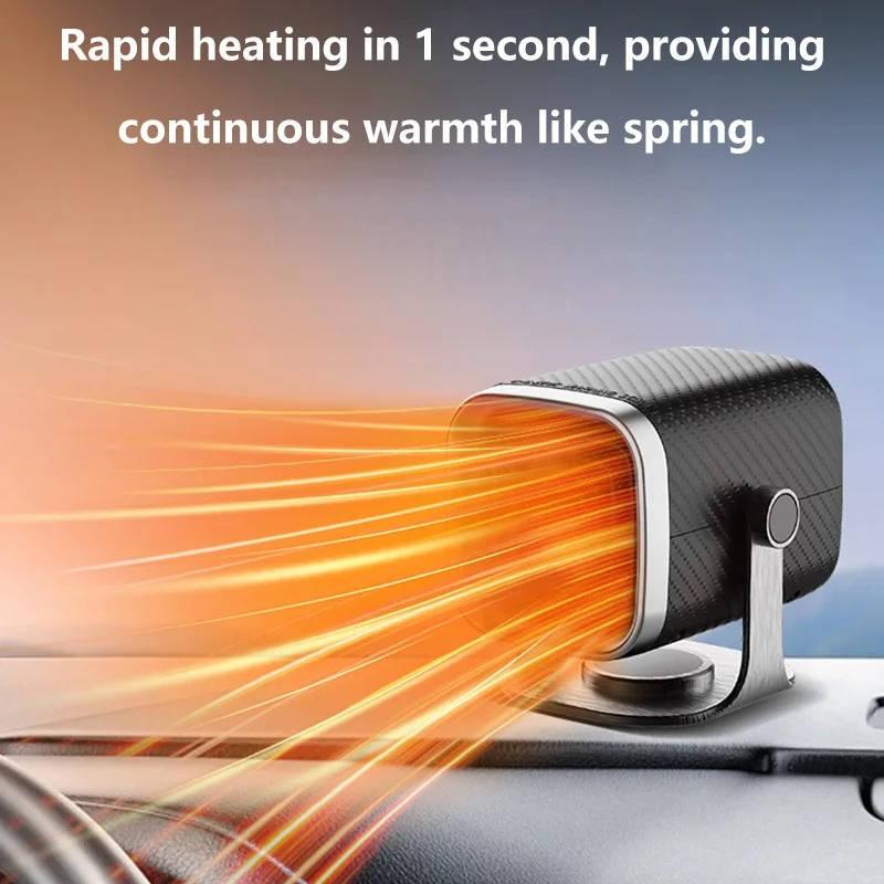 12V/24 Portable Car Heater and Defroster 120W and 150W Fast Heating Ceramic Fan for Windshield Defogging