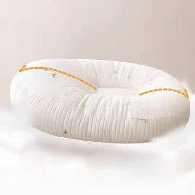 Baby Lounger Pillow, Ergonomic Cotton Nest with Anti Reflux Support