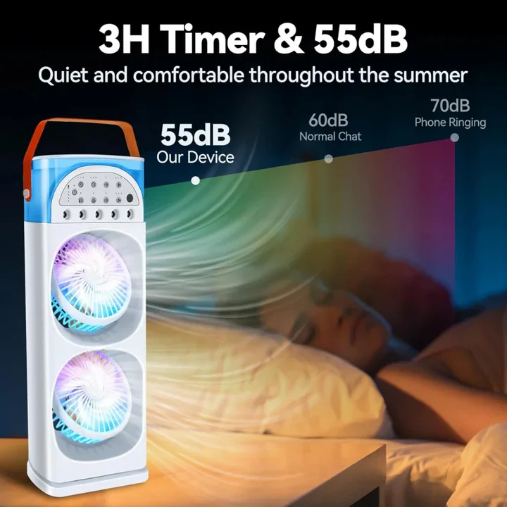 Compact Air Conditioner with Built-In Humidifier
