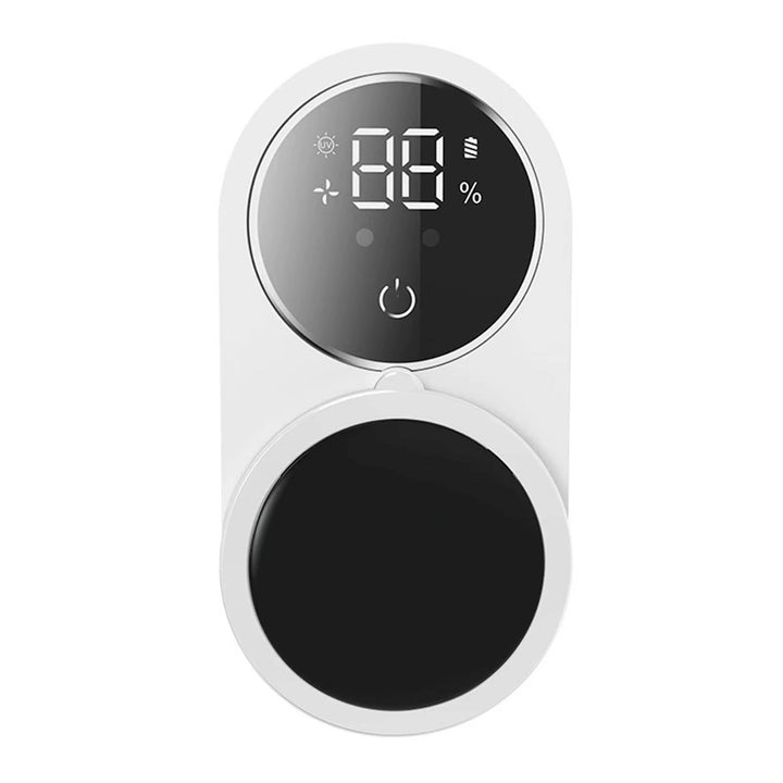 UV Toothbrush Sterilizer and Holder, Wall Mount Automatic Induction Sanitizer, Touchless Bathroom Organizer for Electric and Manual Brushes