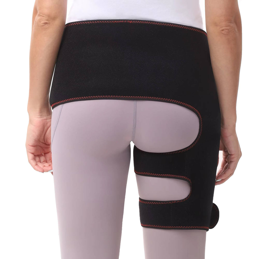 Electric Hip and Lower Back Heating Wrap with Graphene Elements – Adjustable Heat Settings, Vibration Modes, Auto Shutoff, 18.5 Inch Coverage