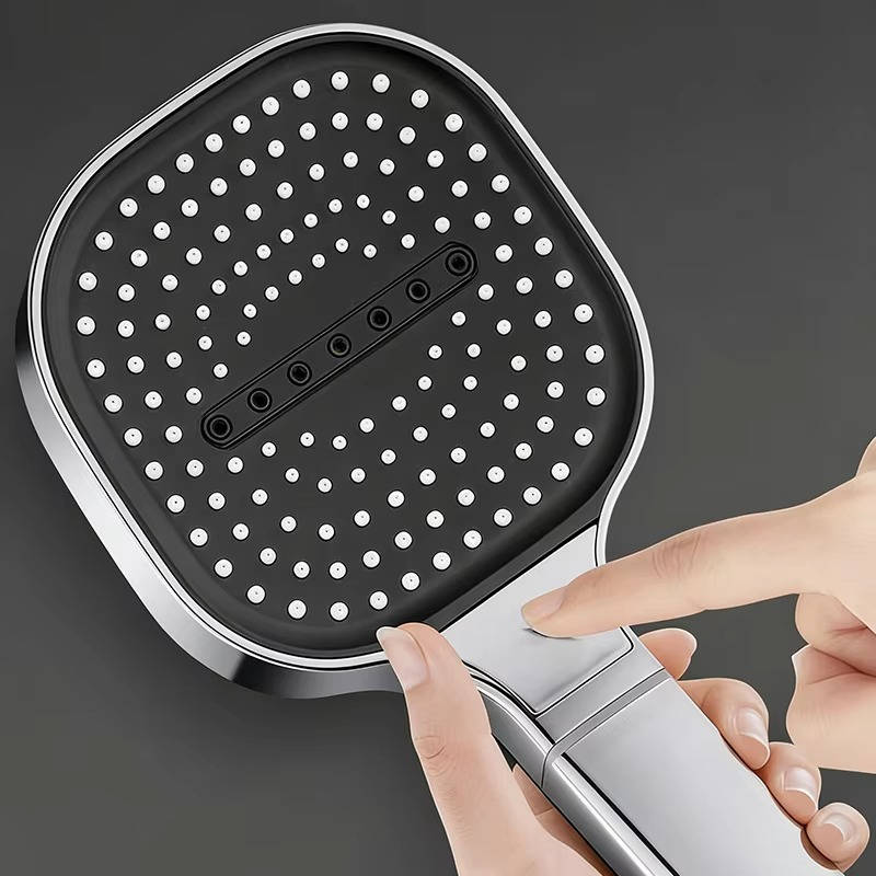 Filtered Shower Head with Adjustable Spray Modes and High Pressure Design