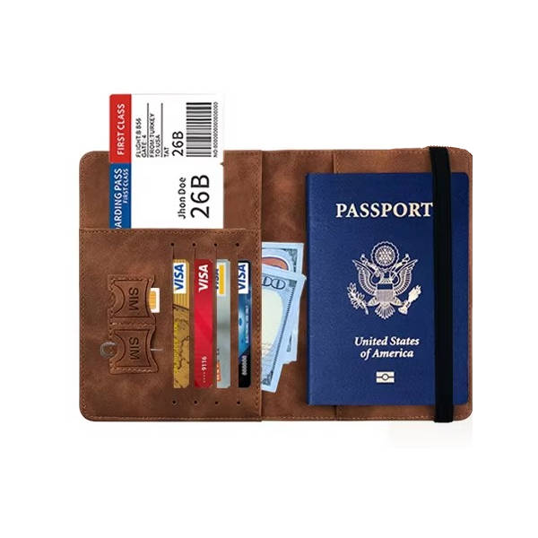 Passport Holder for Travel, Passport Wallet for Men and Women
