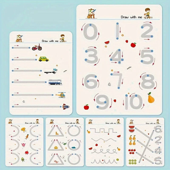Toddler Kindergarten Writing Worksheets Book