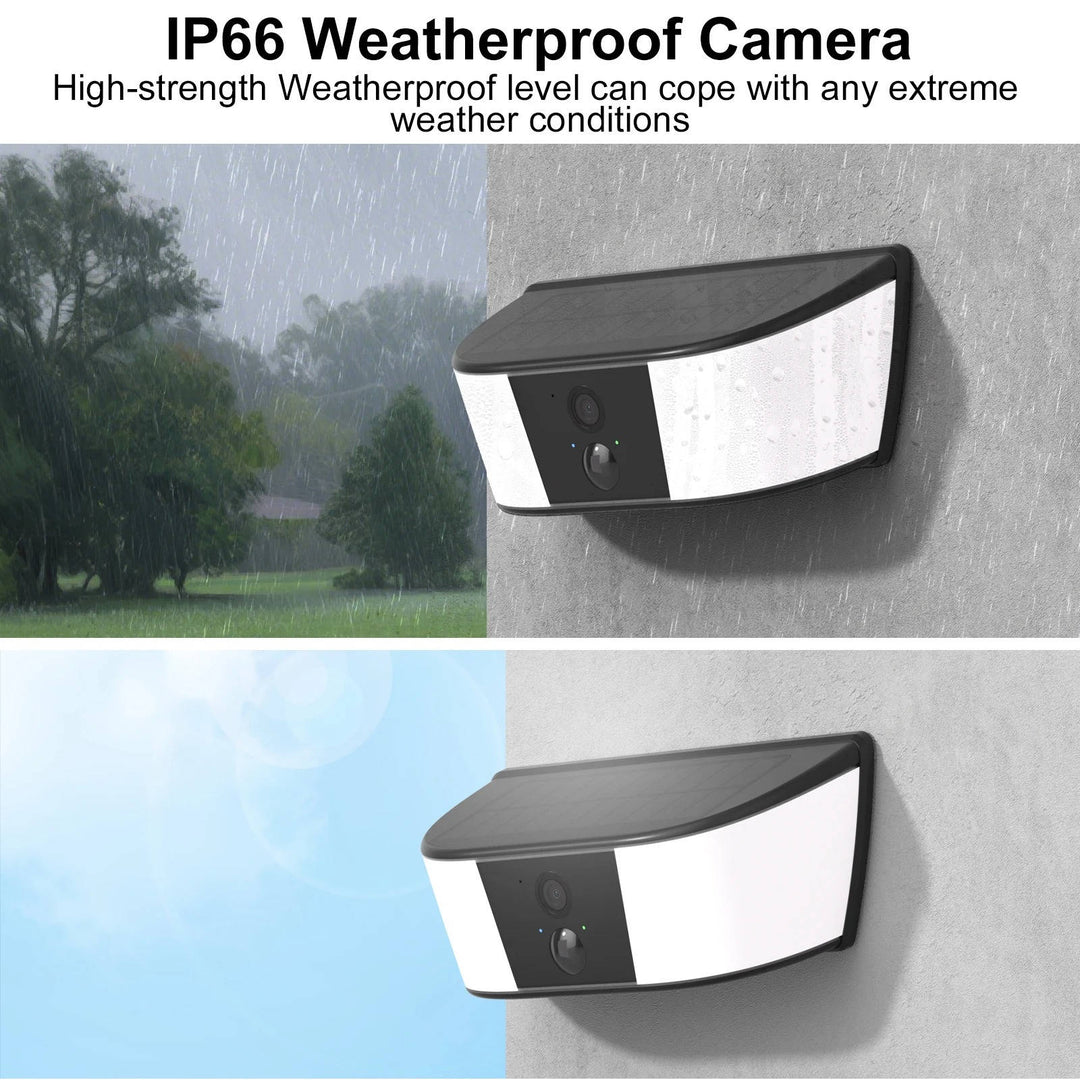 2K Wifi Wireless Floodlight Camera, Two Way Audio, Human Detection