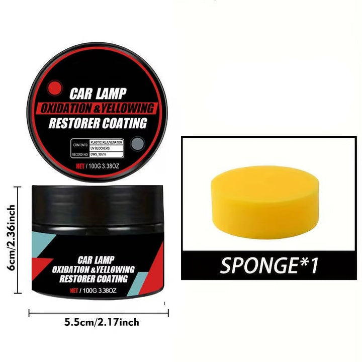 Instant Clear Headlight Restoration Repair Kit for All Vehicle Models, No Polishing Required, 2 Pieces
