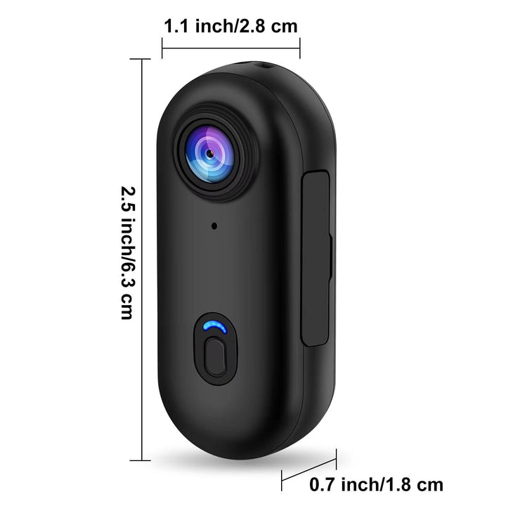 Bike Camera Mini Action Cam with Magnetic Mount Kit