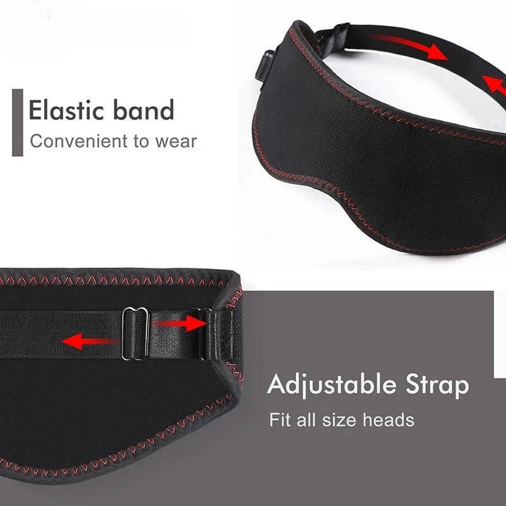 Heated Eye Mask for Dry Eyes and Dark Circles, 3 Heat Levels Hot Compress for Sleep and Massage