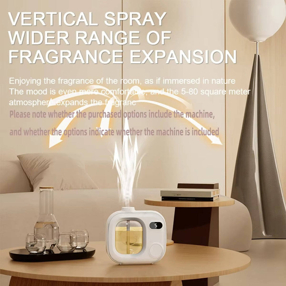 Wall Mounted Smart Automatic Air Freshener for Bathroom and Toilet with Aroma Oil