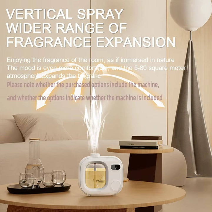 Wall Mounted Smart Automatic Air Freshener for Bathroom and Toilet with Aroma Oil