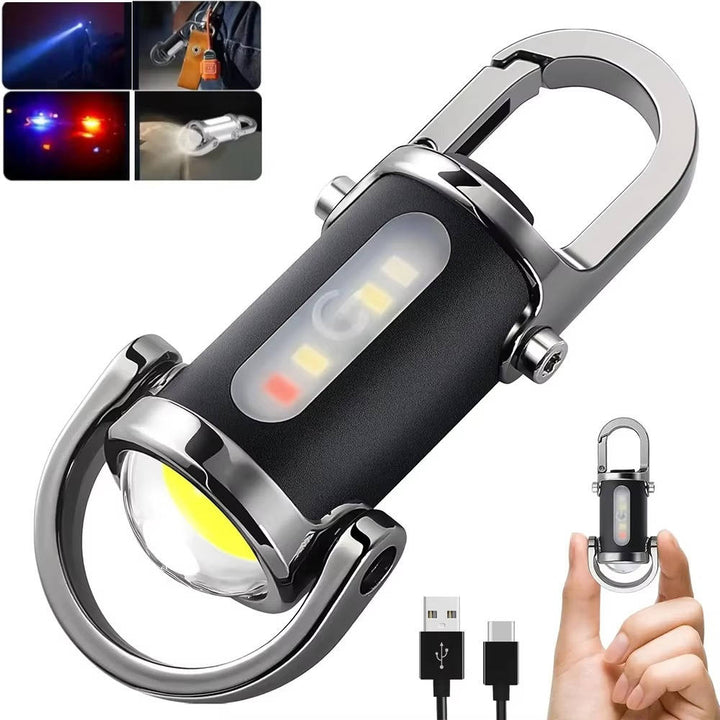Rechargeable Keychain Flashlight, Work Light