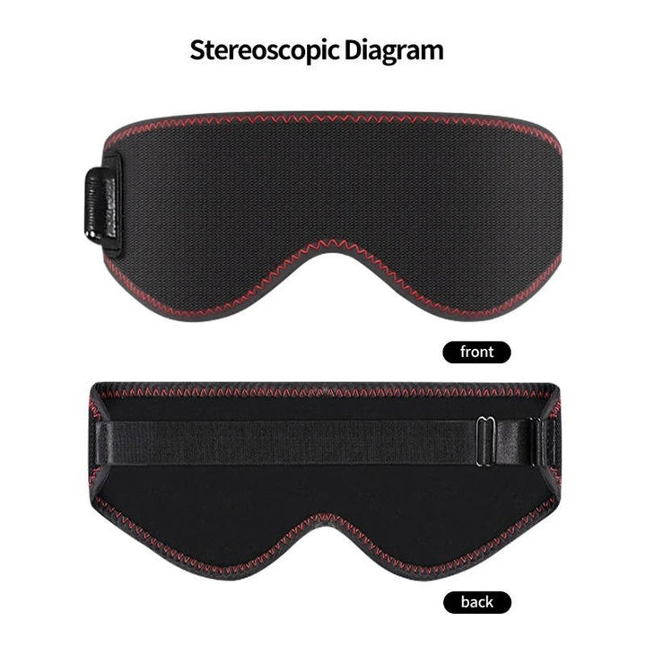 Heated Eye Mask for Dry Eyes and Dark Circles, 3 Heat Levels Hot Compress for Sleep and Massage