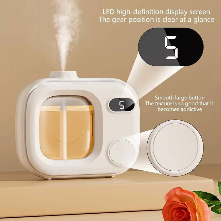 Wall Mounted Smart Automatic Air Freshener for Bathroom and Toilet with Aroma Oil