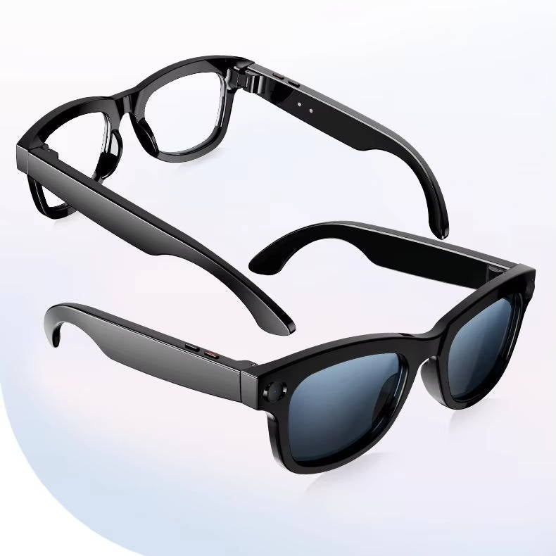 Video Recording Camera Smart Glasses with Bluetooth Audio