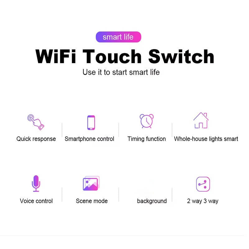Smart Touch Screen Switch Light