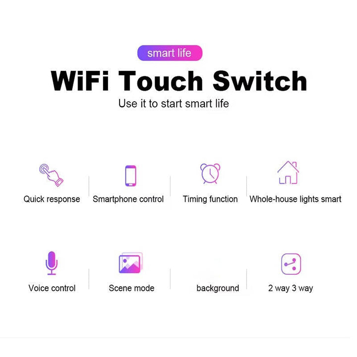 Smart Touch Screen Switch Light