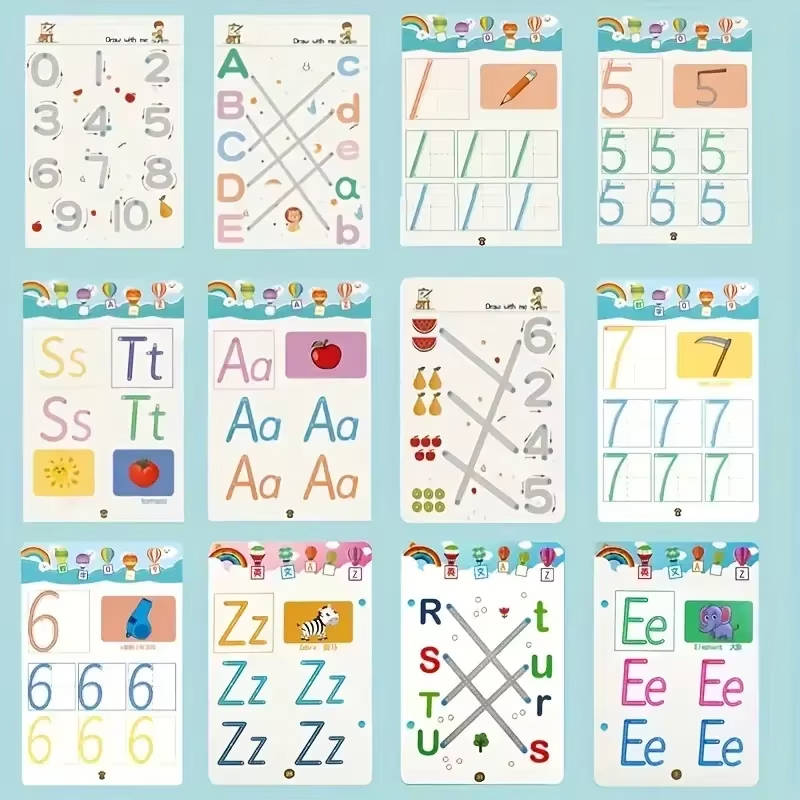 Toddler Kindergarten Writing Worksheets Book