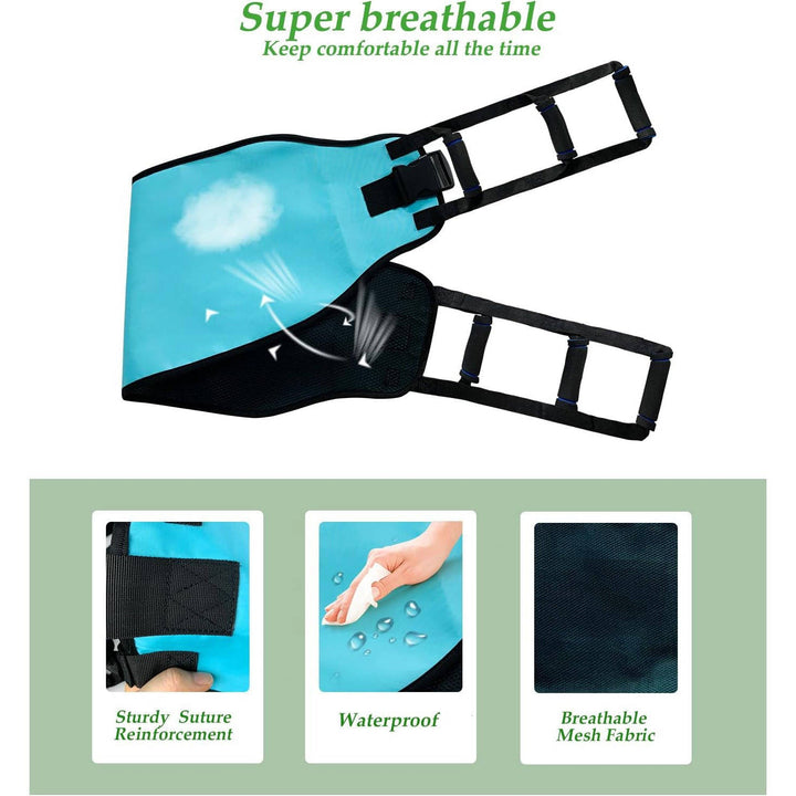 Transfer Belt with Padded Handles for Assisted Standing and Transfers