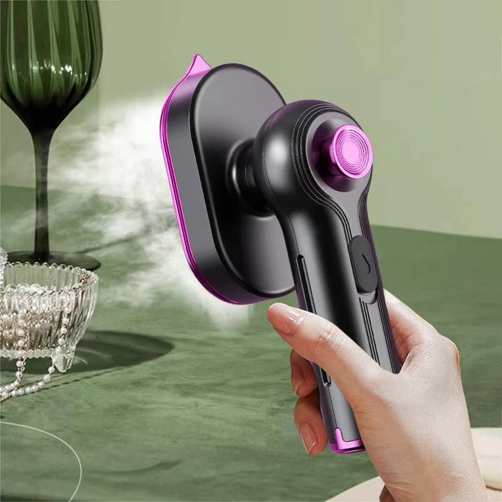 Travel Garment Steamer with Rotating Handle, Fast Heat, Visible Tank