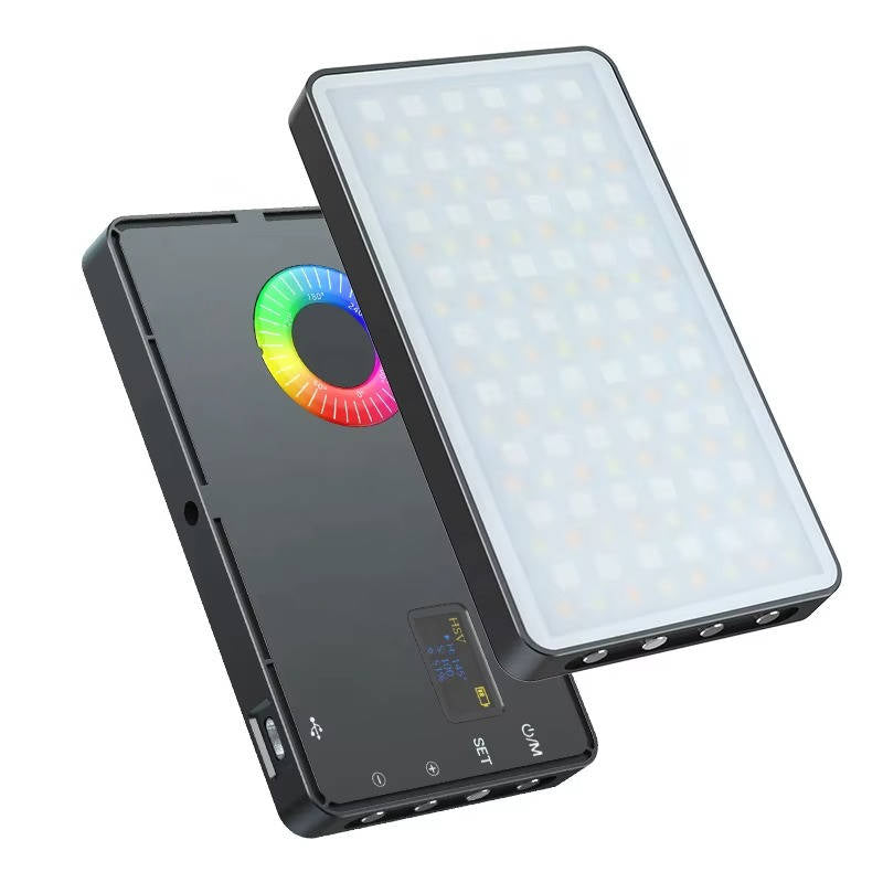 USB Rechargeable RGB Photography Light, Portable Camera Selfie Light for Live Streaming Vlogging with colour Changing Modes
