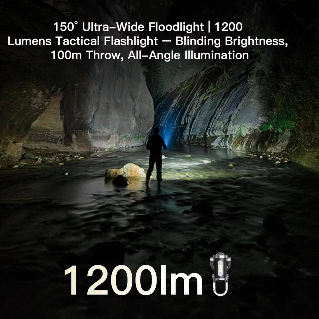 Rechargeable Keychain Flashlight, Work Light