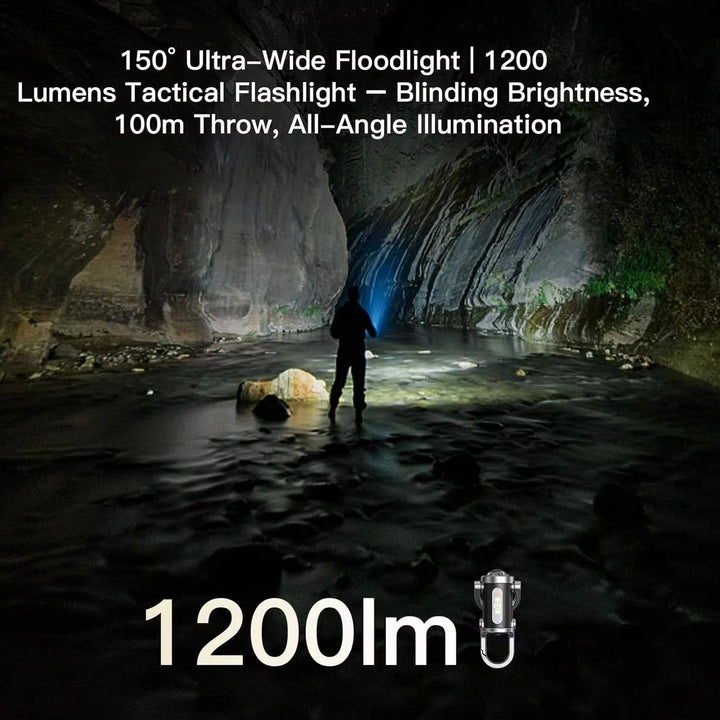 Rechargeable Keychain Flashlight, Work Light