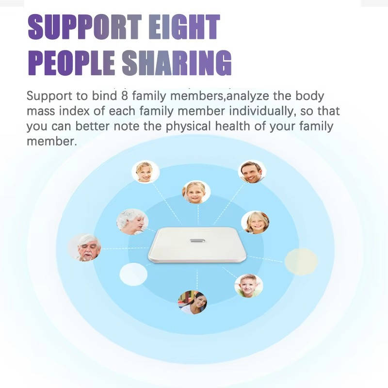Bluetooth Smart Body Fat Scale with App and 14 Body Metrics