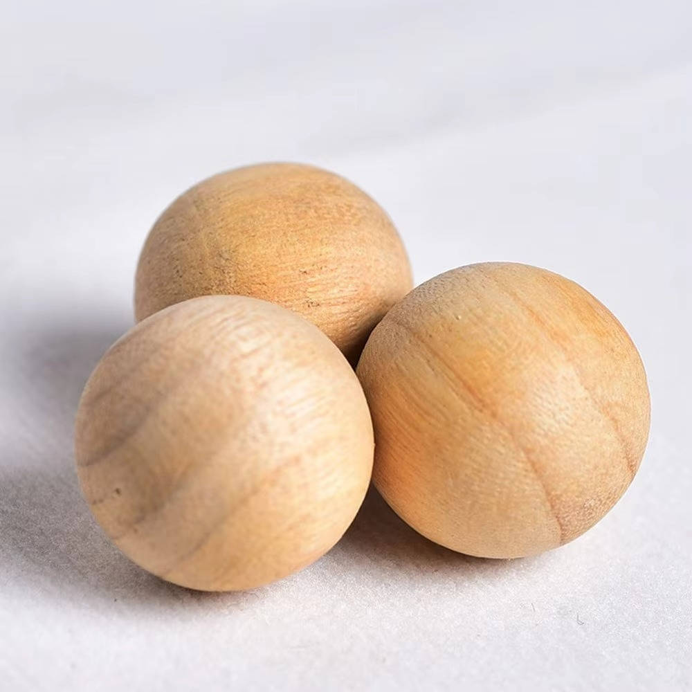 Camphorwood Moth Repellent Balls for Closets and Storage