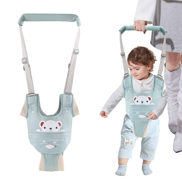 Baby Walking Harness, Adjustable Toddler Walker Assistant Belt with Detachable Crotch Support for 9 to 24 Months