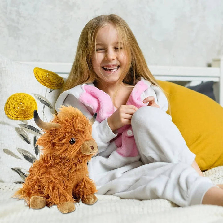 Cute Stuffed Animal Plush Toy, Soft Cuddly Cow for Gifts Home Decor Birthday Christmas