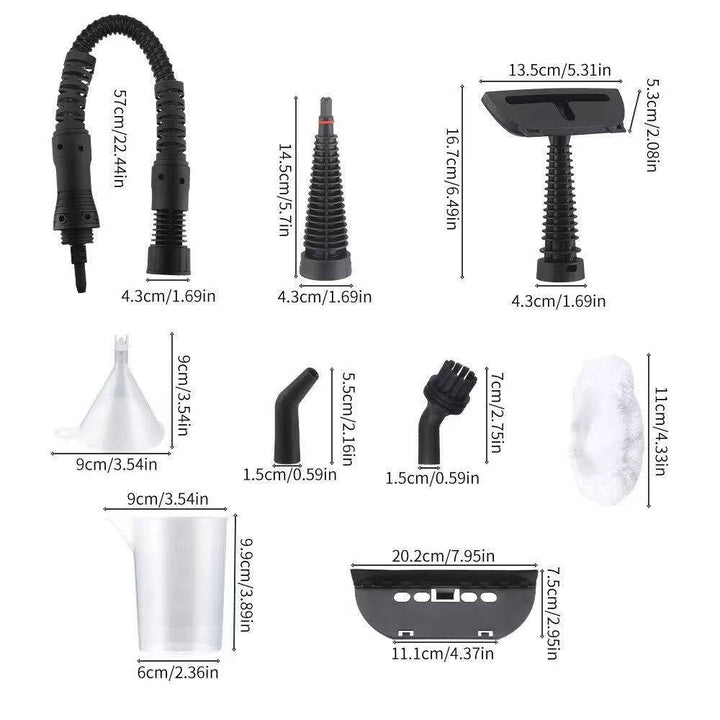 1050W Handheld Steam Cleaner, Portable High Temp Machine for Car, Kitchen, Sofa, Bathroom