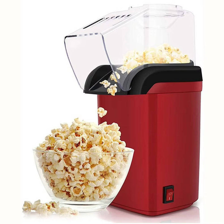 Electric Hot Air Popcorn Maker 1200W Fast Heating Corn Popper for Movie Night and Healthy No Oil Snack