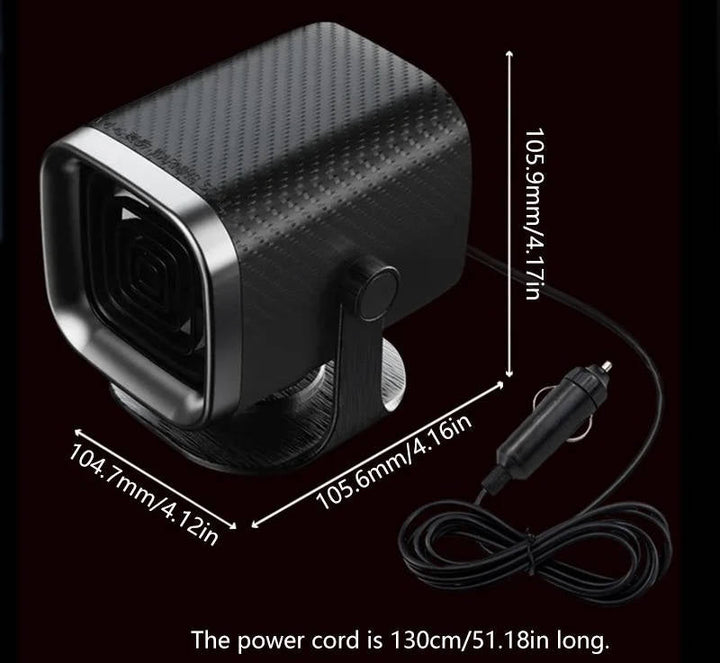 12V/24 Portable Car Heater and Defroster 120W and 150W Fast Heating Ceramic Fan for Windshield Defogging