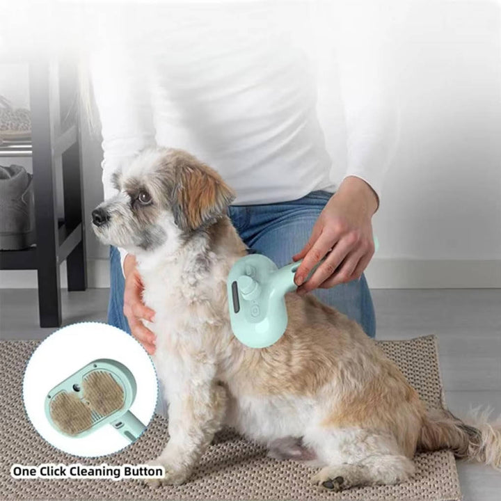 Self Cleaning Dog and Cat Hair Steam Brush