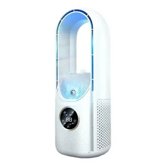 Portable AC Air Conditioner Cooler Fan with Humidifier and Purifier, DC Brushless Motor, Smart Timer