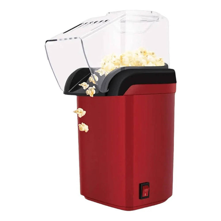 Electric Hot Air Popcorn Maker 1200W Fast Heating Corn Popper for Movie Night and Healthy No Oil Snack