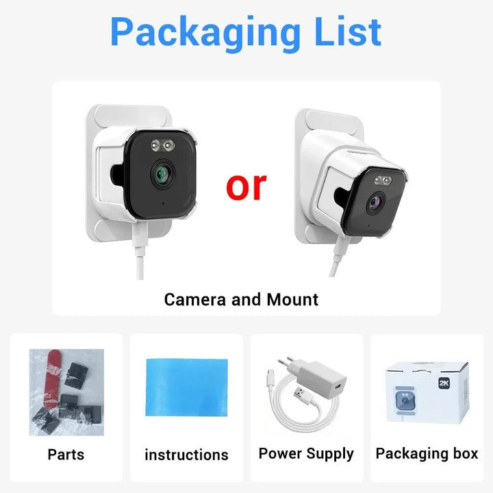 HD Wifi Window Camera With With Night Vision, Human Motion Detection