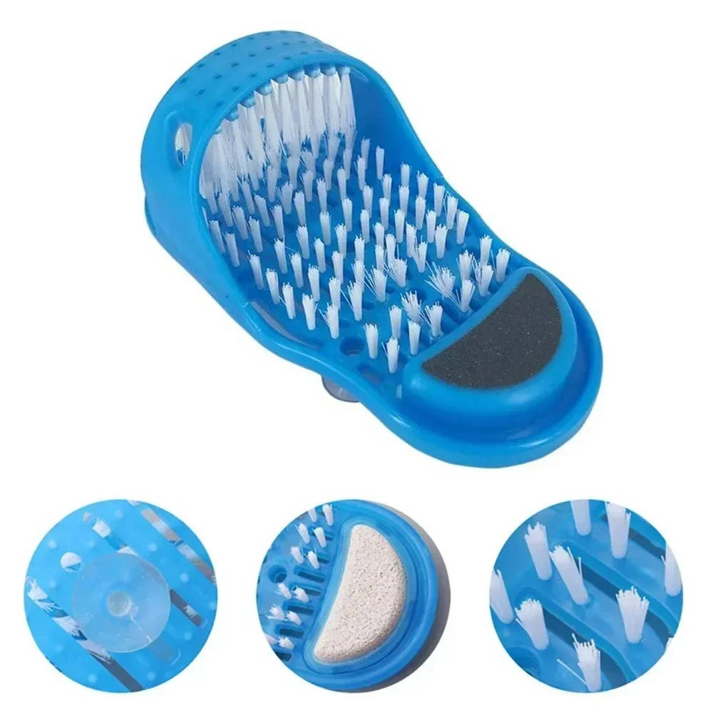 Glide Scrubber Massager Slipper, Shower Foot Brush and Dead Skin Remover