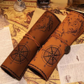 Vintage Leather Pencil Case