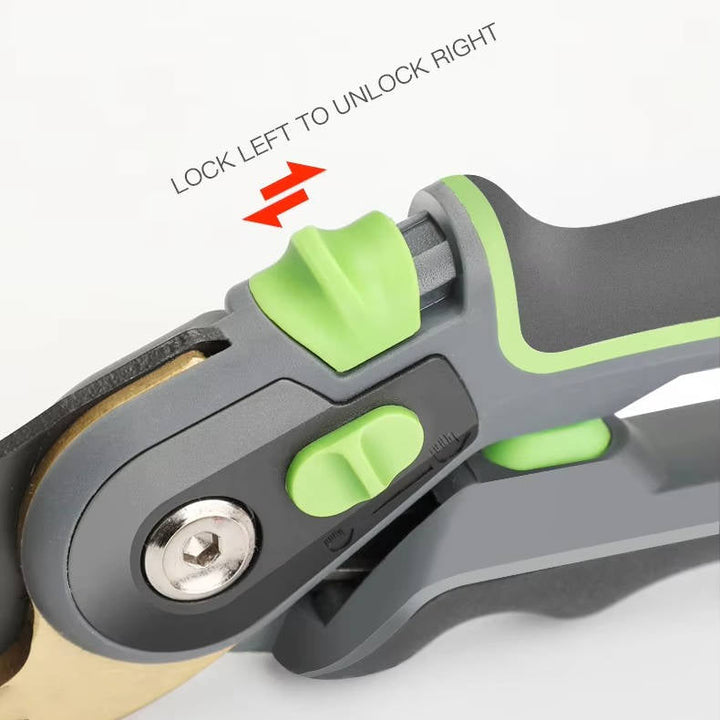Professional Pruning Shears for Gardening, Cuts 4X Easier with Ultra Sharp SK5 Steel Blade