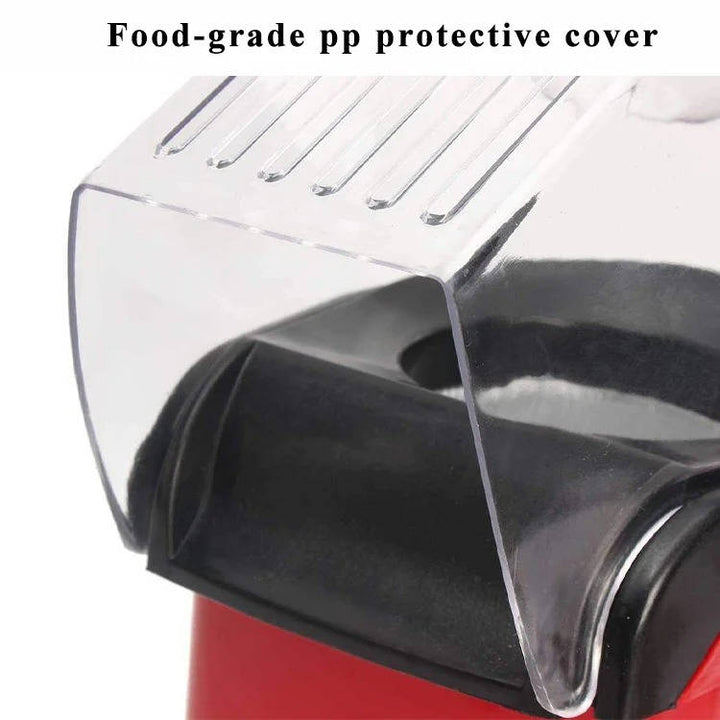 Electric Hot Air Popcorn Maker 1200W Fast Heating Corn Popper for Movie Night and Healthy No Oil Snack