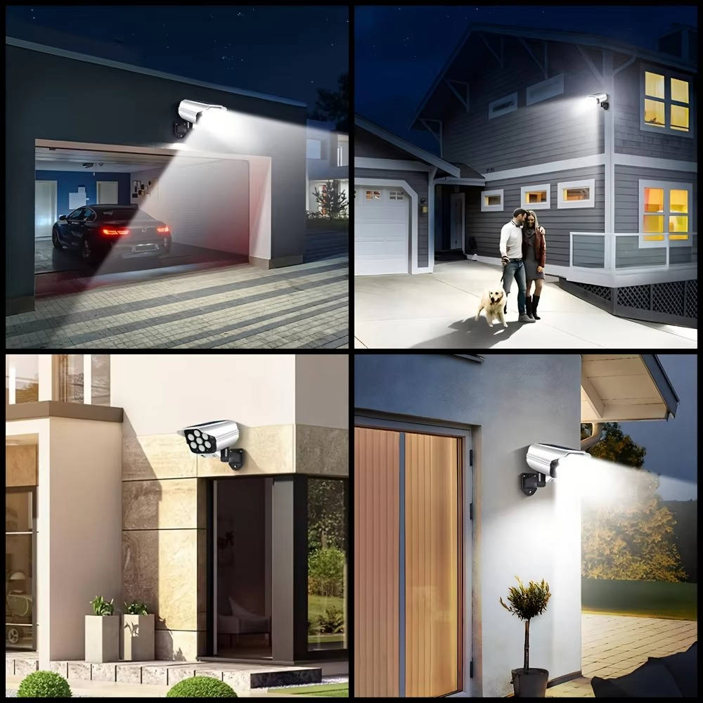 2000 Lumens Solar Motion Sensor Light Outdoor, 77 LED Security Floodlight, Wireless, 3 Modes, Waterproof, IP65