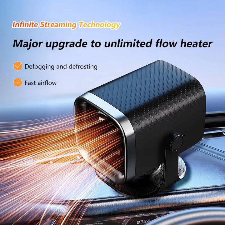 12V/24 Portable Car Heater and Defroster 120W and 150W Fast Heating Ceramic Fan for Windshield Defogging
