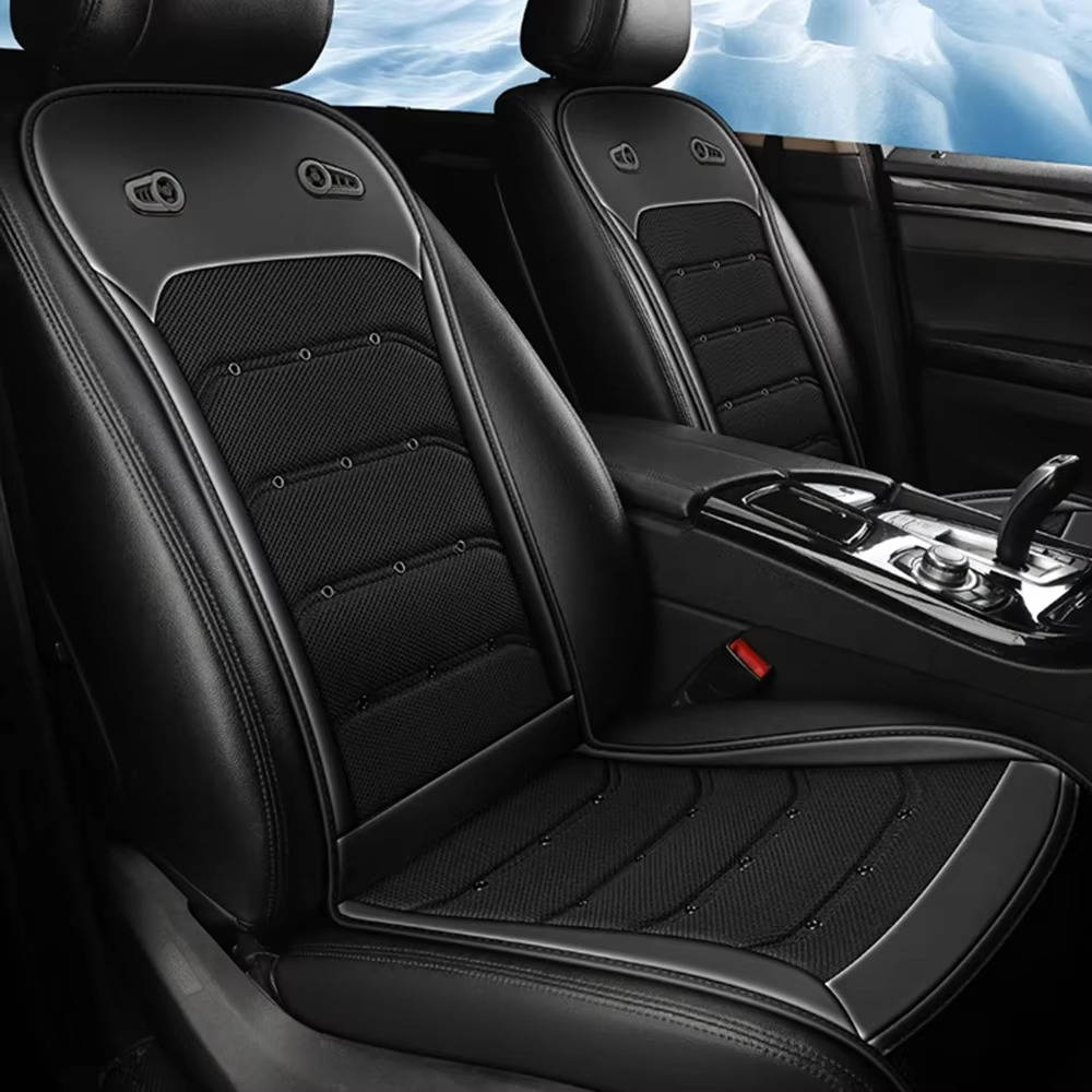 Cooling Car Seat Cushion and Cover with Intelligent Fans, Breathable