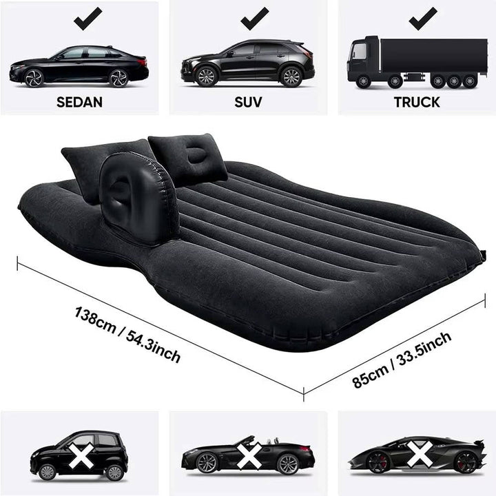 Portable Air Mattress for Car Backseat, Suitable for SUV Truck and RV
