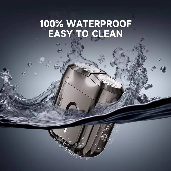 Waterproof Portable Electric Shaver for Men Rotary Razor USB Rechargeable