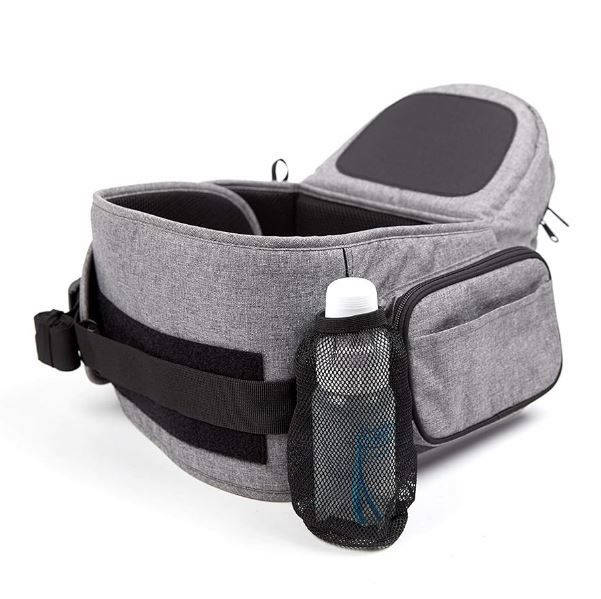 Hip Seat Baby Carrier, Lightweight Toddler Carrier with Storage for Babies Up to 45 lbs